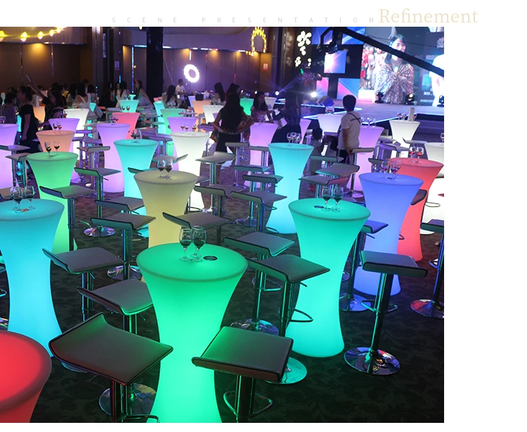 Newest Led Luminous High Table Bar Table Chair Creative Light Furniture Bar Scattered Table Tea Table Stool Newest Led Luminous High Table Bar Table Chair Creative Light Furniture Bar Scattered Table Tea Table Stool