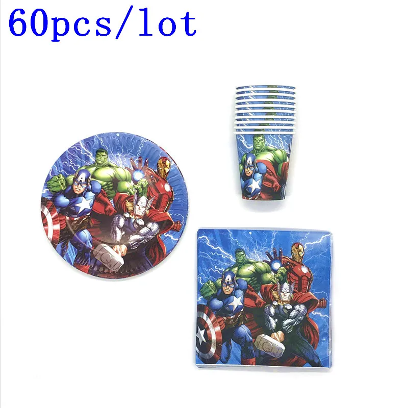 

Cup+Plate+Napkins 60Pcs/Lot The Average Theme Design Baby Shower Child Birthday Party Decorations For Family Party Supplies