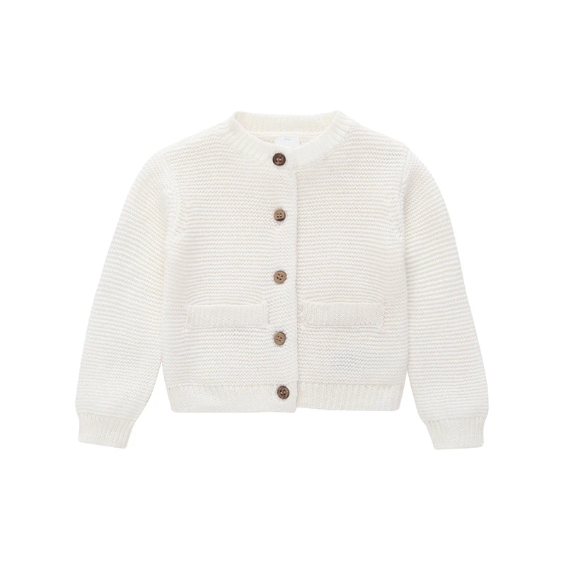 2018 autumn winter baby clothes cardigan 0-3 years kid girl clothes o-neck Knitted sweaters children outwear coats white red