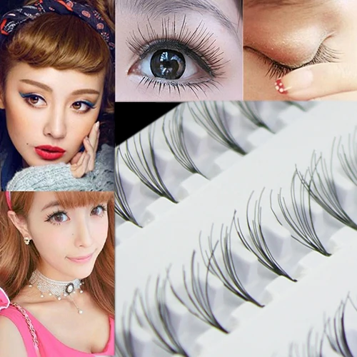 

Black 8mm 10mm 12mm 60 Individual False Eyelash Cluster Eye Lashes Extension Tray For Make up