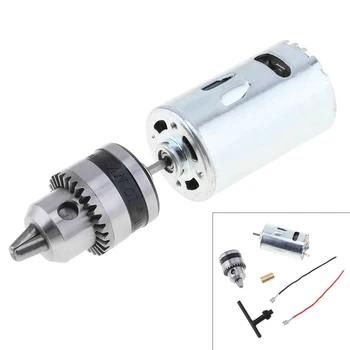

DC 12V-36V Mini 555 Motor Hand Drill with Ball Bearing Big Power and 0.6-6mm B10 Chuck for Wood Working Machine/Drilling Machine