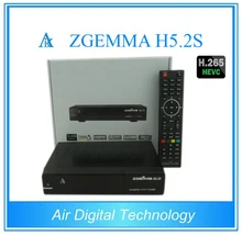 10pcs/lot Zgemma H5.2S 2* DVB-S2 Linux Enigma 2 Dual Core Digital TV Receiver HEVC H.265 SET TOP BOX