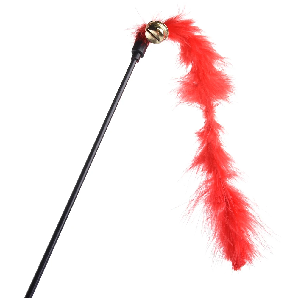 New Arrival Cute and Funning Pet Cat Feather & Plastic Toy 50cm Turkey