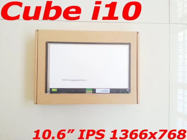 

Качественный ЖК-дисплей 10,6 дюйма для Cube i10 IPS экран 1366x76 8 ЖК-экран панель внутренний дигитайзер Замена