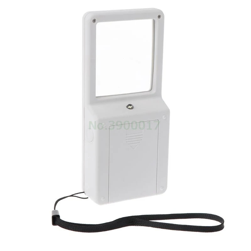 

Mini Magnifying with Outdoor Camping Lighting Compact Portable Illuminated LED Loupe Pocket Reading Hand-held Magnifier