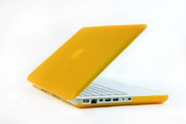 Прорезиненный Матовый Жесткий чехол для Mac Book белый 1" A1342 MC516 MC207 для Macbook ноутбука сумка для ноутбука крышка клавиатуры