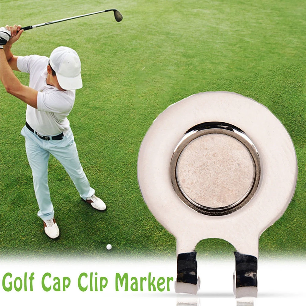 

Aiming Golf Ball Iron Fastener Magnet Aids Alignment Marker Accessories Practical Training Hat Cap Clip Tool