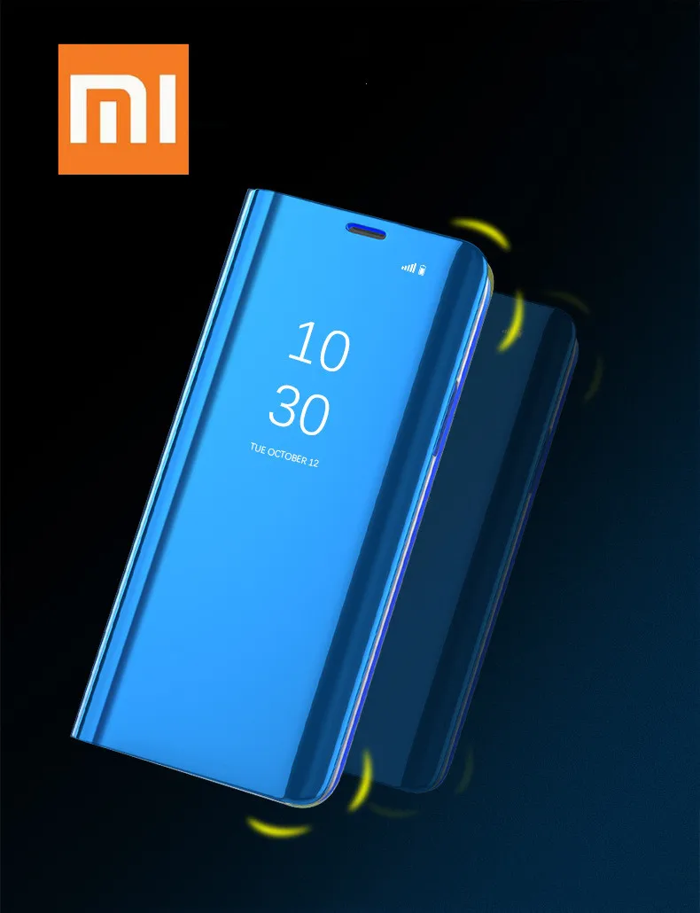 Роскошный кожаный чехол-книжка на подставке чехол для Xiaomi mi 9 A2 8 Lite A1 6 6X 5X mi rror кожаный чехол для Red mi Note 7 6 Pro 5 Plus 6A 4 4X крышка