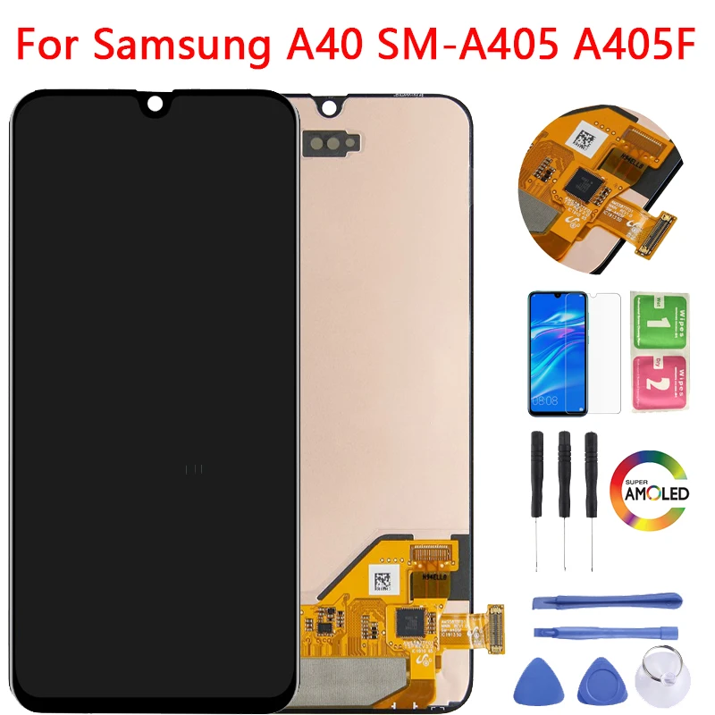 

Original A405F Display For Samsung Galaxy A40 A405F A405 A450F LCD Display Touch Screen Digitizer Assembly For Galaxy A40 Repair