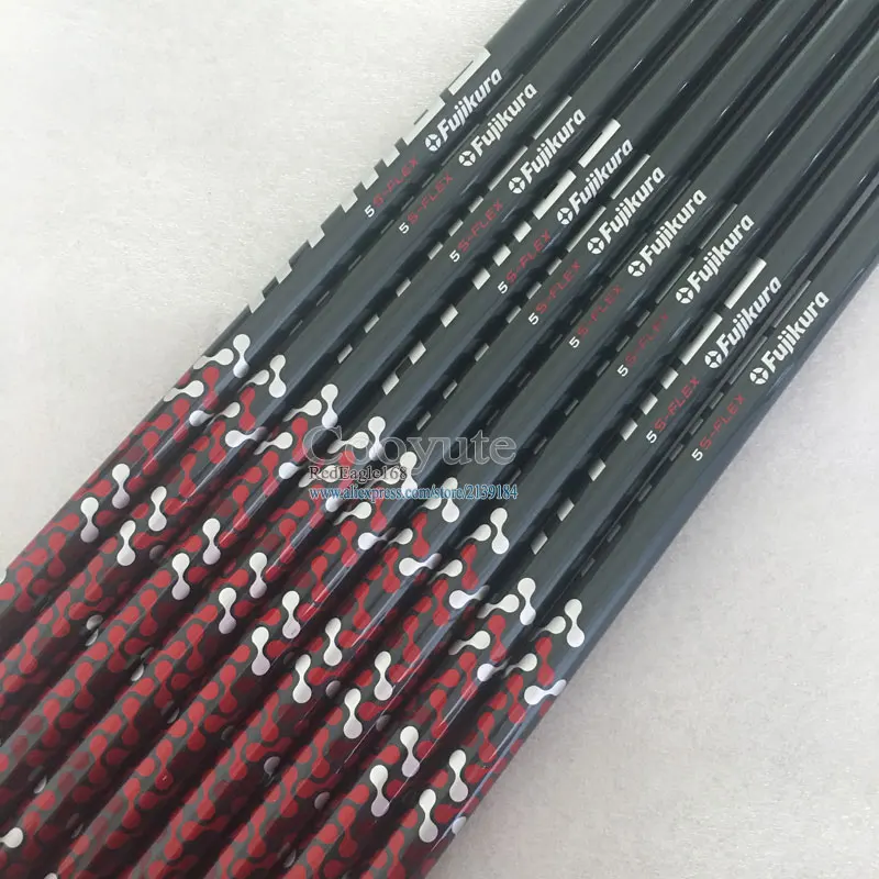 9 قطعة/الوحدة جديد cooyute مكاوي رمح فوجيكورا أندية الجرافيت رمح المرن الغولف الغولف رمح 5r أو 5 ثانية الشحن مجانا