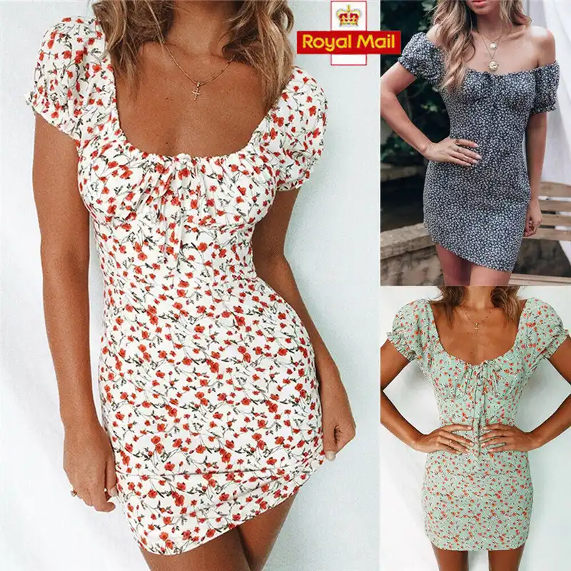 womens summer sun dresses