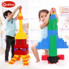 132pcs Children Educational Bullet Plug Match Building Blocks Kids Intelligence Development Creative Assemblage Toys