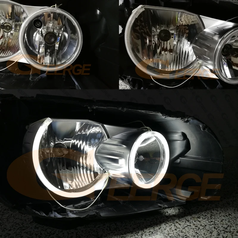 BMW X1 E84 2010-2014 Halogen headlight ccfl angel eyes kit (4)