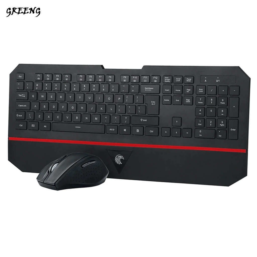 

E760 Wireless USB 2.4GHZ Keyboard and Mouse Slim Combo keyboard mouse set for PC Gaming Computer US