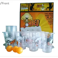 ULTIMATE бомбили пить пиво-понг игры паб вечерние весело комплект W 22 чашки и 3 мяча