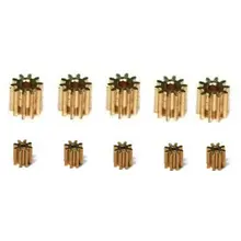 5sets lot MJX F45 Motor Pinion Copper Gear For Main Gear And Tail Motor