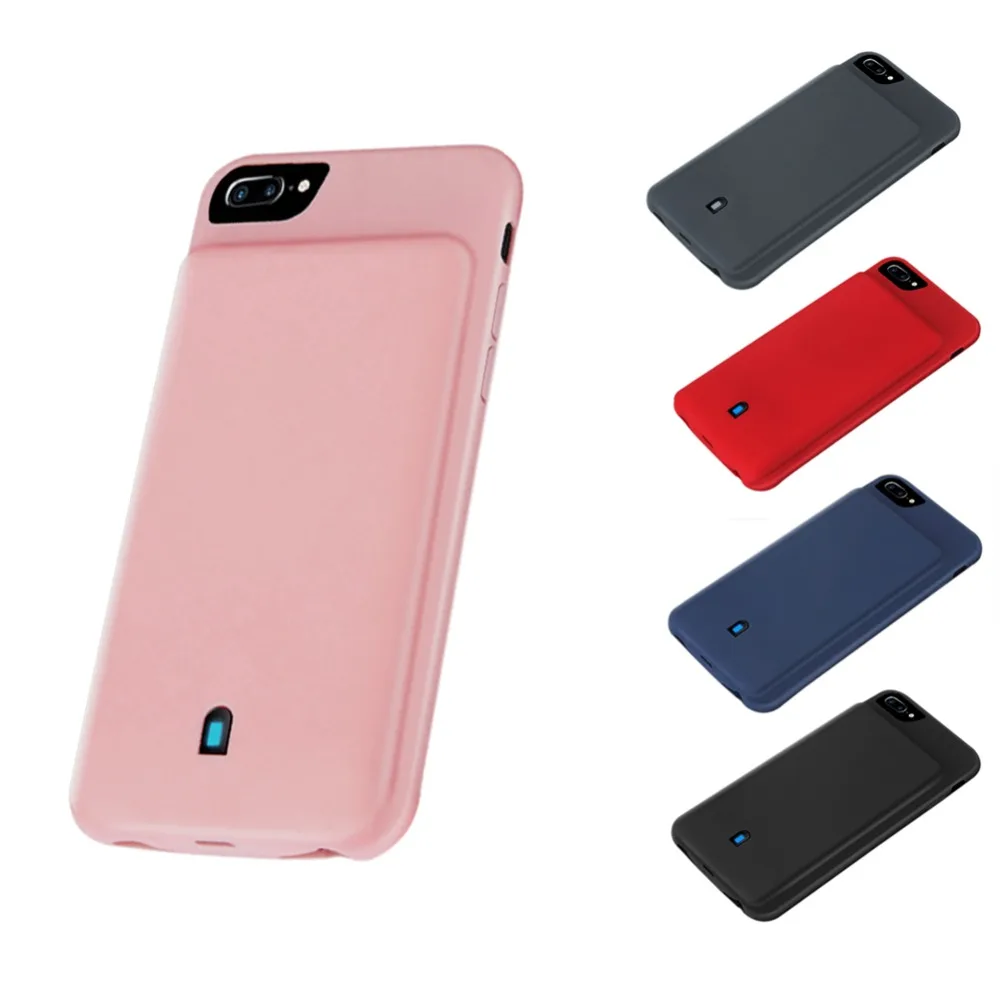 

Battery Charger Case For iPhone 6 6S Portable Soft 4500mAh Power Bank Battery Phone Charger Case For iPhone 8 7 Battery Case