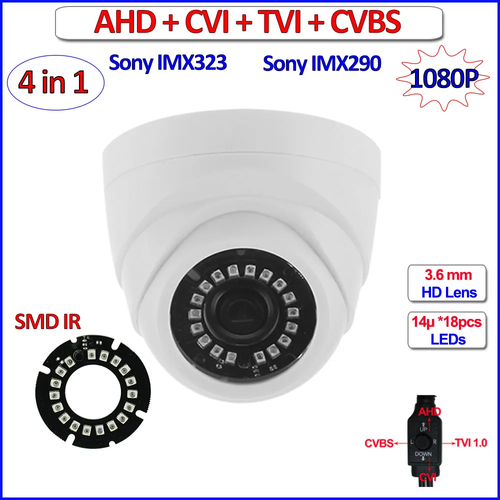 imágenes para 4en1 imx290 imx323 1080 p ahd cámara hd cvi tvi 2mp ahd analógica-h 960 h color de la visión nocturna circuito cerrado de televisión, IR-CUT, WDR, 3DNR, OSD, 3.6mm de la Lente imágenes para 4en1 imx290 imx323 1080 p ahd cámara hd cvi tvi 2mp ahd analógica-h 960 h color de la visión nocturna circuito cerrado de televisión, IR-CUT, WDR, 3DNR, OSD, 3.6mm de la Lente