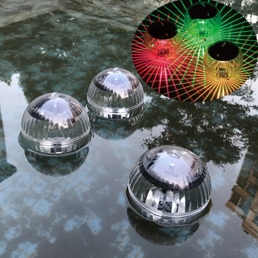 Солнечный плавающий светильник для пруда, садовый плавательный бассейн, изменяющий цвет, светодиодный светильник, usb-гаджеты