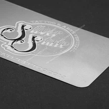 Персонализация bump-карта вырез качество cataphoresis черный из нержавеющей стали визитная металлическая карта