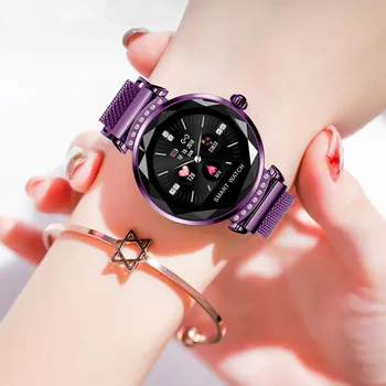 

Smart Watch Women Fitness Tracker Steel Smart Bracelet Waterproof Heart Rate Monitoring Sport Bluetooth For Android IOS Phone
