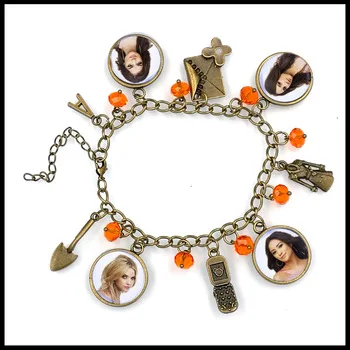 pretty little liars charm bracelet tv series inspirational PLL jewelry BF226