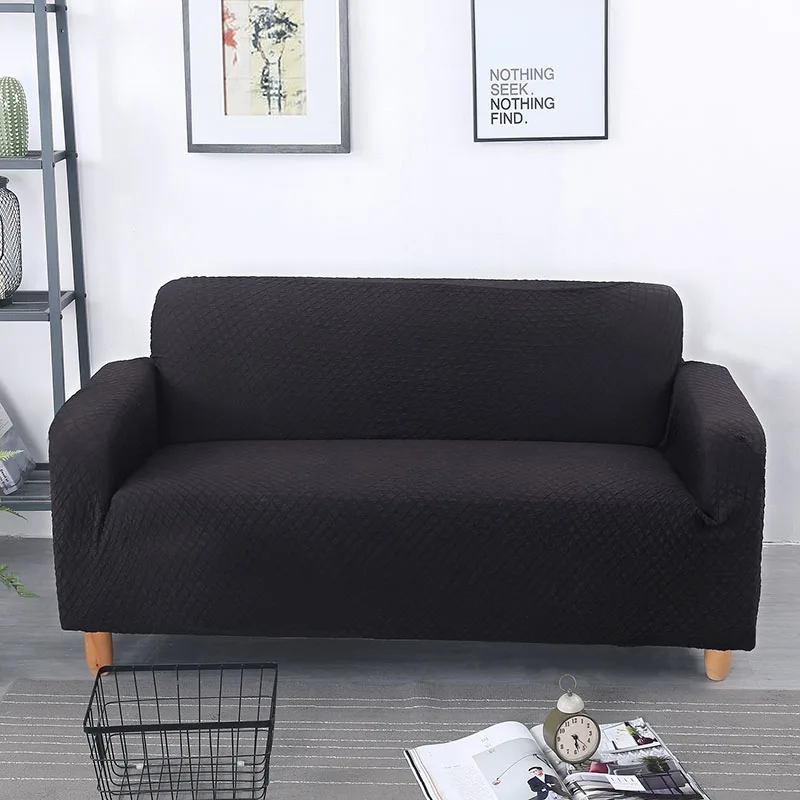 Вязаные толстые диван покрытие все включено эластичность чехол для дивана для Гостиная серый Цвет принципиально диван, канапе салон