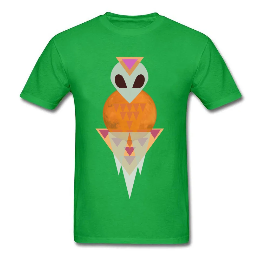 Defending Mars 100% Cotton T Shirt for Men Short Sleeve Normal Tops Shirt Fashionable NEW YEAR DAY Crewneck Tee-Shirts Funny Defending Mars green
