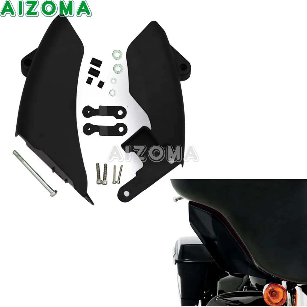 Abs Plastic Black Fairing Heat Baffle Air Deflector Kit Motorcycle