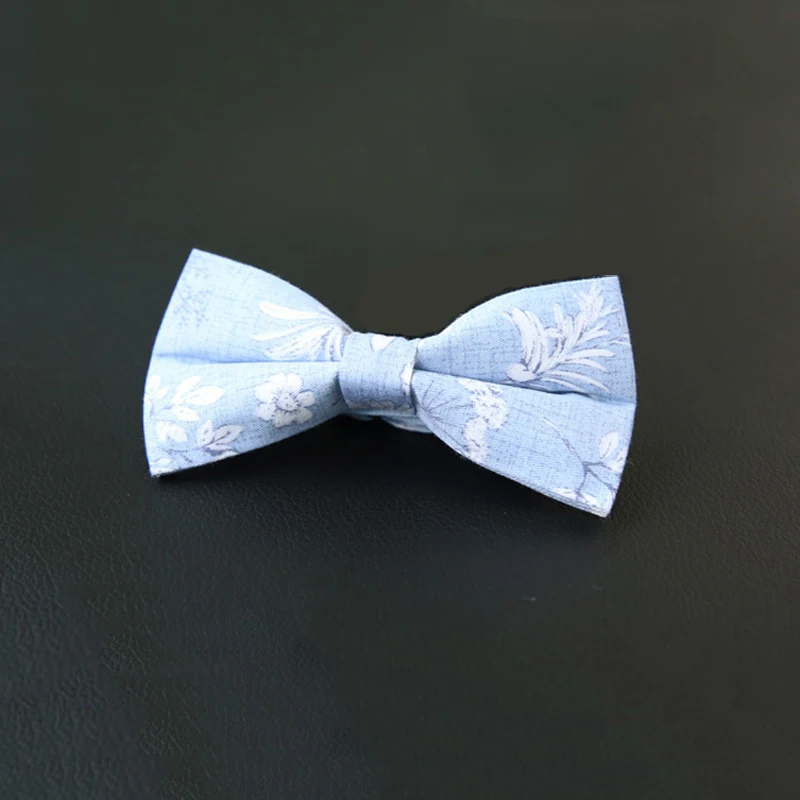 Mantieqingway хлопок Bowties для мужчин с цветочным принтом лук Галстуки Для Свадьба Gravatas