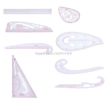 Многофункциональная сортировочная линейка, режущая линейка, швейная линейка для ног на заказ, рукав, рукав, изогнутая режущая линейка для ножей G08