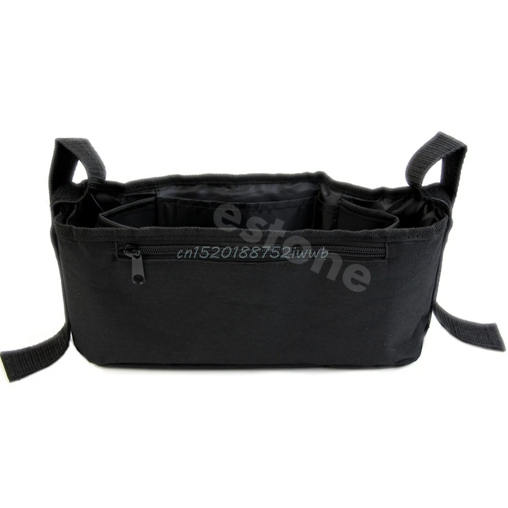 

Stroller Drink Parent Tray Pram Console Organizer Double Cup Holder Phone Jogger  #T026#