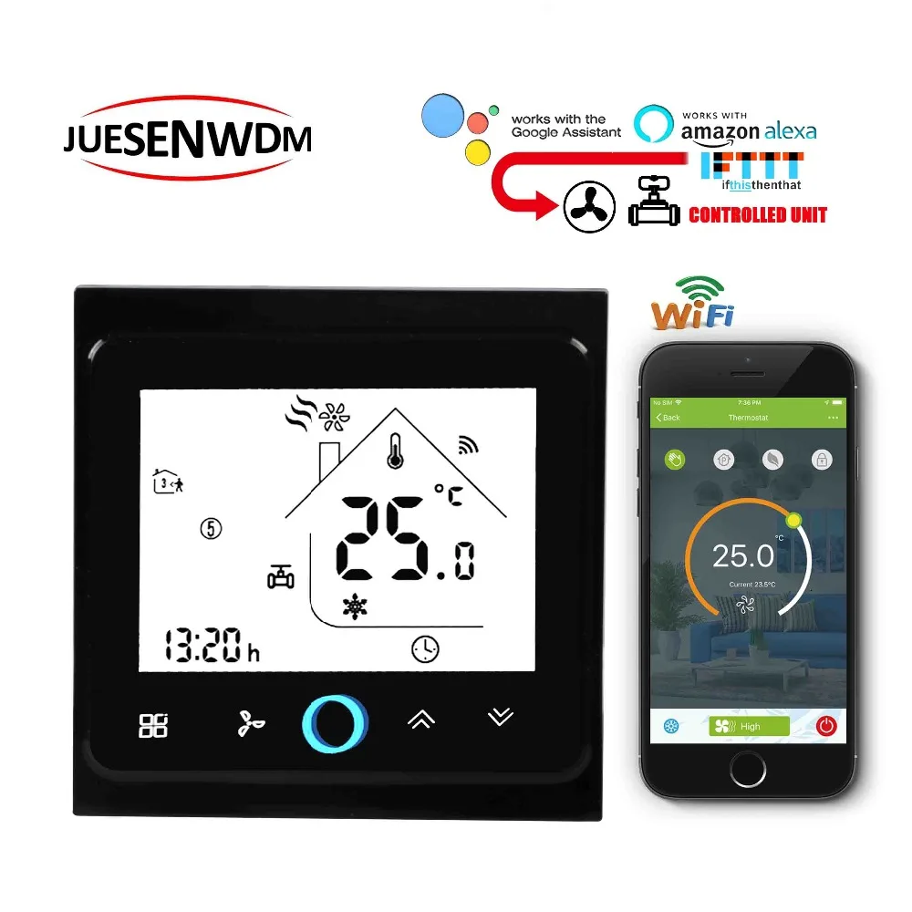 Термостат с Wi Fi и 2 трубками 95 0 5 В переменного тока 24 В|Умная система управления