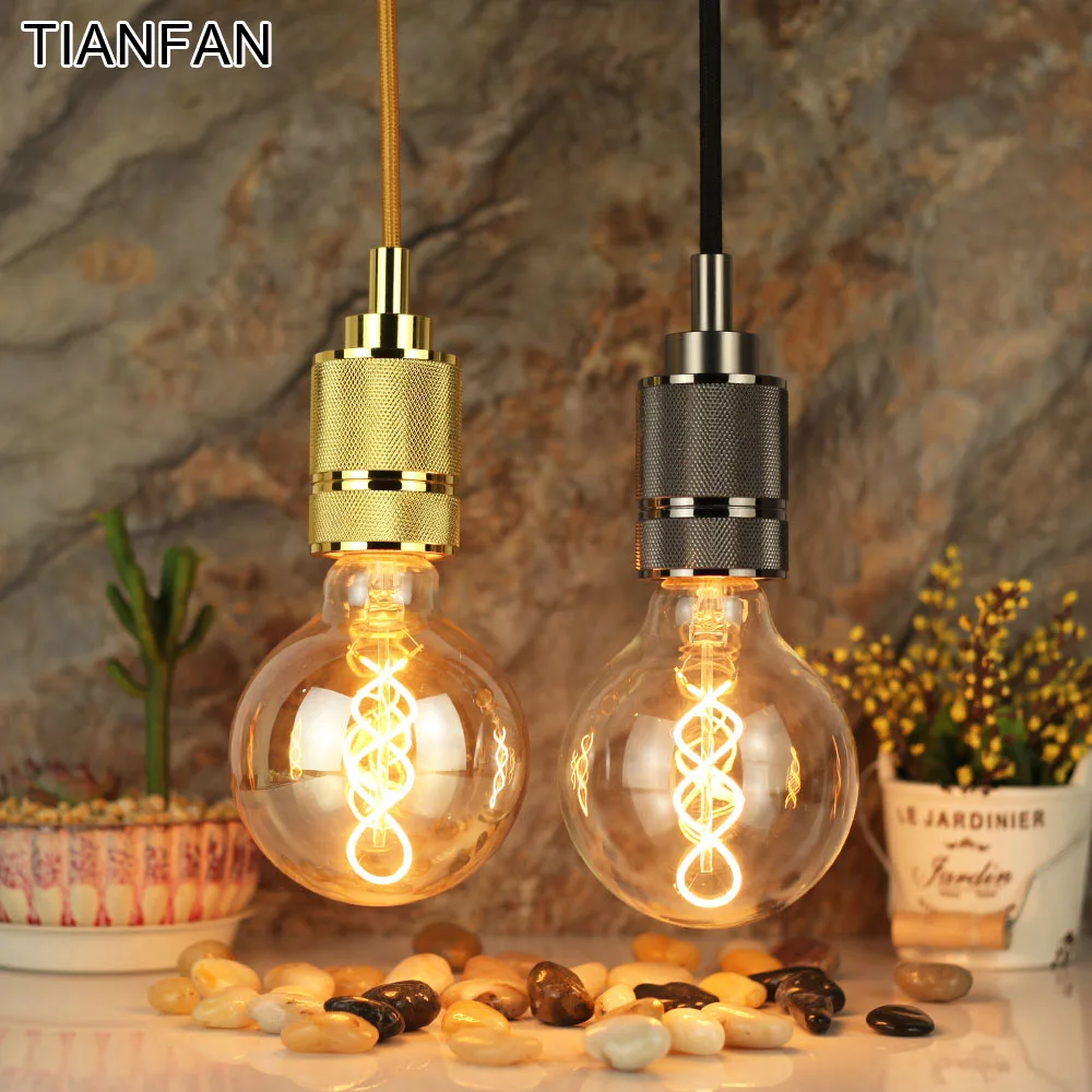 TIANFAN G95 Retro edison e27 bulb living room decoration holiday led