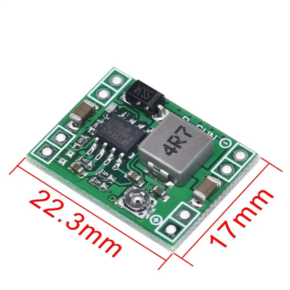 TZT Ultra Small Size DC DC Step Down Power Supply Module MP1584EN 3A