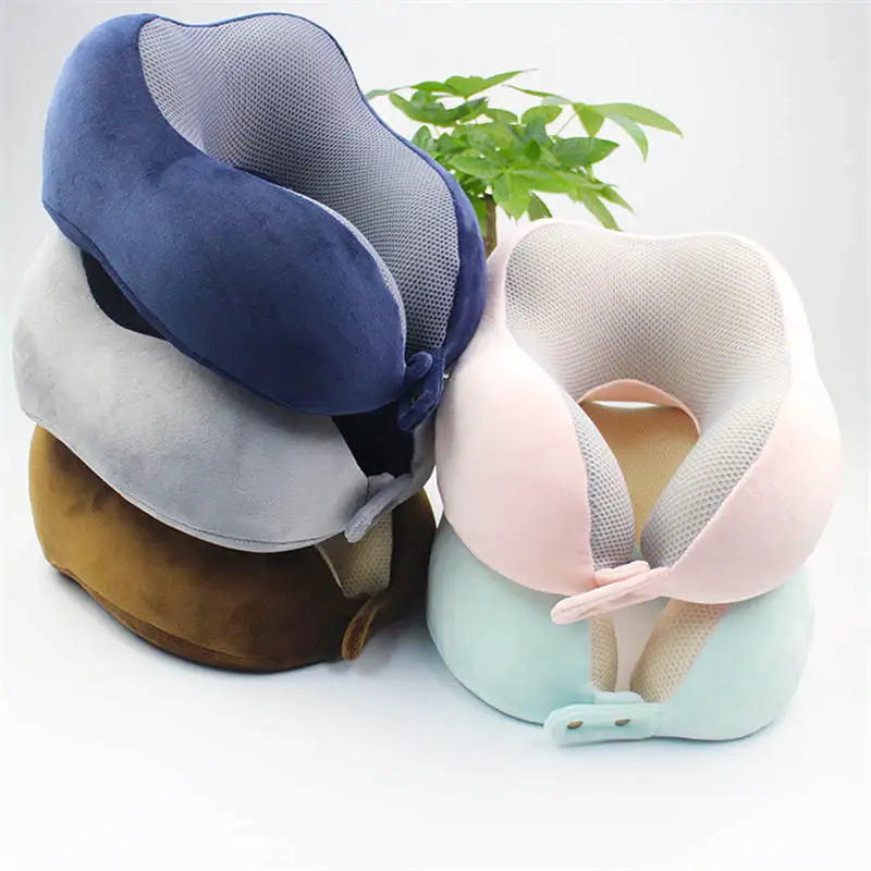 

Santa Gift Slow Rebound Memory Cotton U-pillow Plane Travel Cervical Pillow Office Men and Women Siesta Gift Pillow