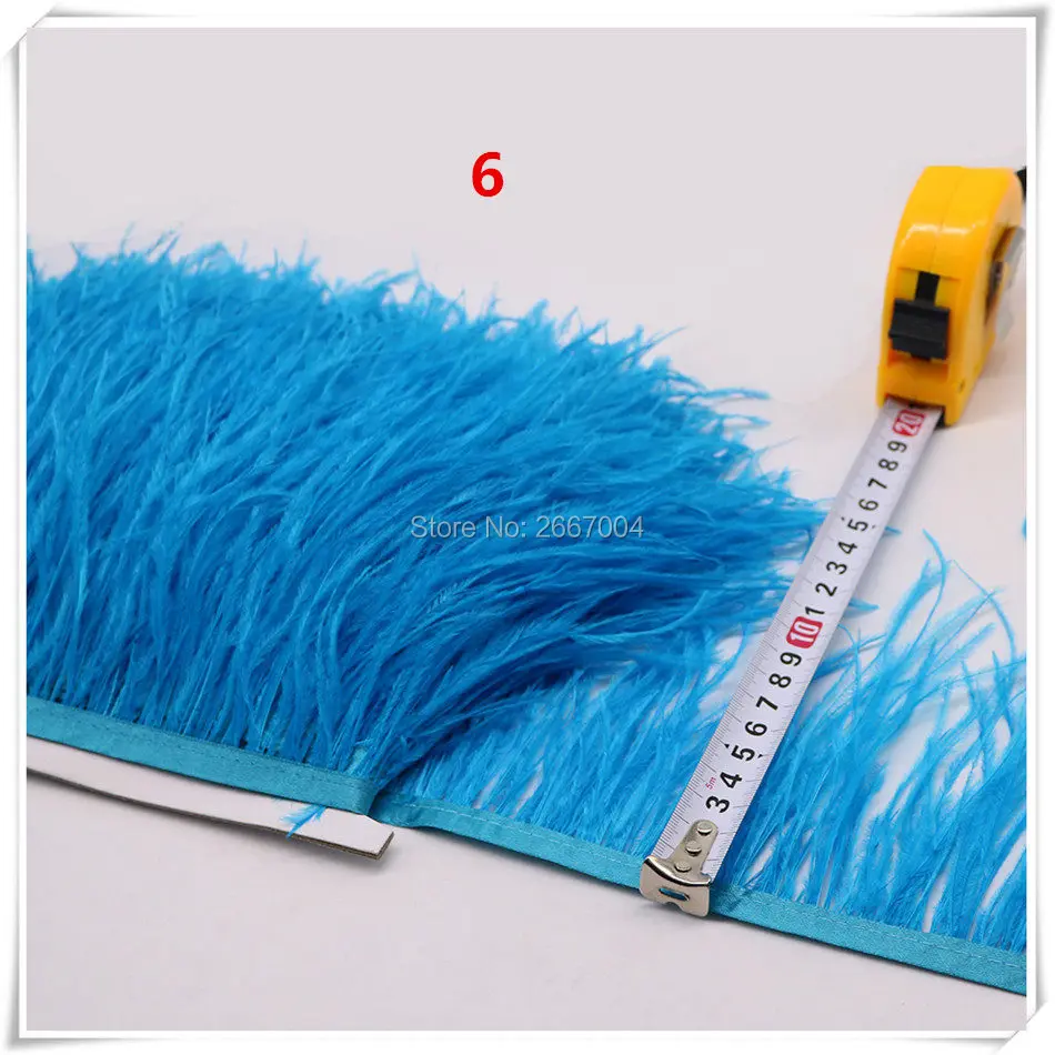 6 lake blue ostrich feather fringe 5_