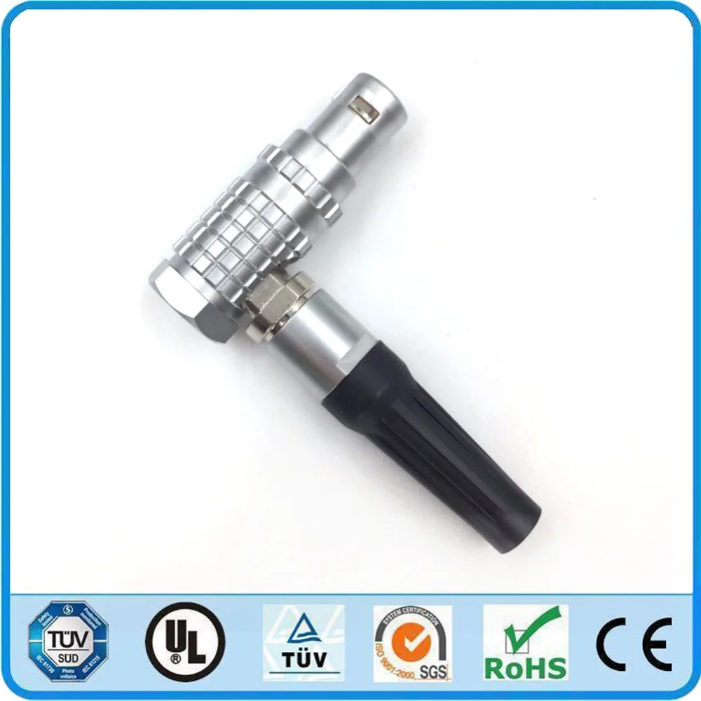 

LEMO Connector Right Angle FHG 2B 2 3 4 5 6 7 8 10 12 14 16 18 19 Pin Male Elbow Plug Push-Pull Self-latching