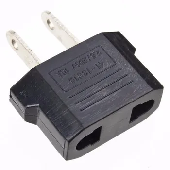 

1Pcs Charger Converter Plug Adapter Black EU to US AC Power Plug Travel Charger Converter Adapter 10A dropshipping