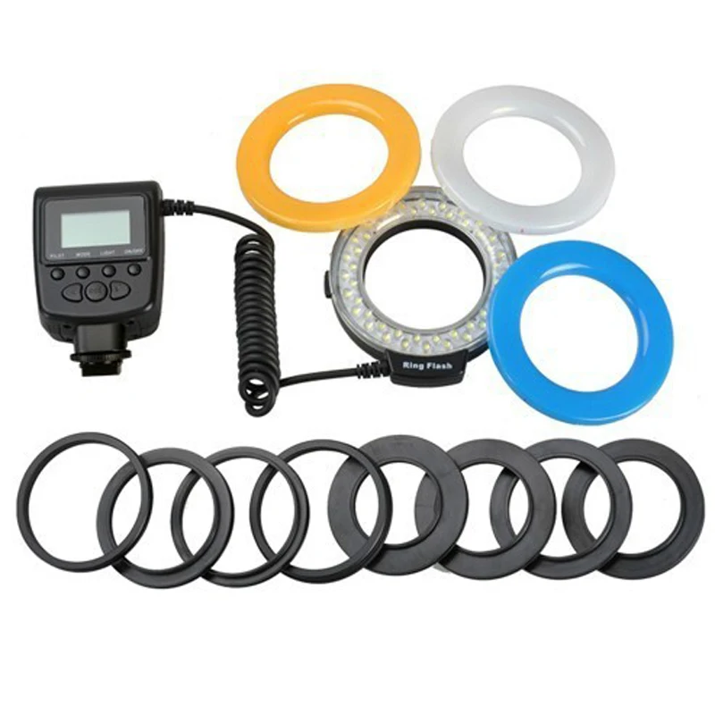 Ring Flash SLR Camera Ring Fill Light Macro Ring Flash LED Light for Canon Nikon Pentax Olympus Universal - ANKUX Tech Co., Ltd