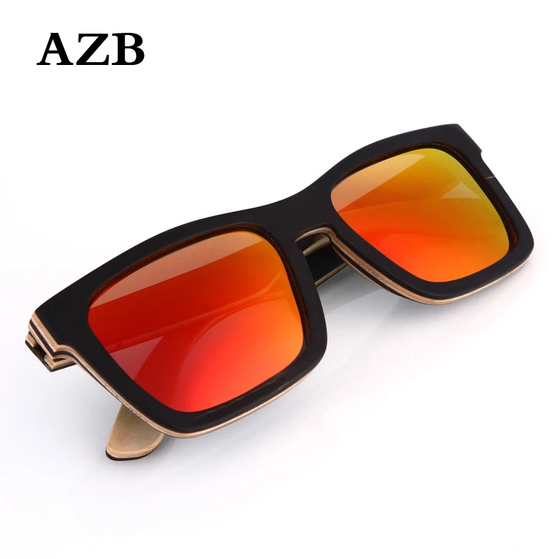 Новые товары AZB 2018 мужские и женские солнцезащитные очки квадратные винтажные