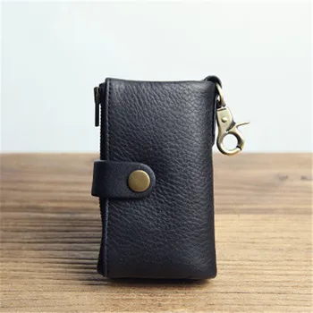 

ALAVCHNV original handmade men's casual first layer leather multi-function key bag leather multi-purpose coin purse 619
