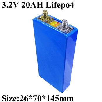 

2pcs Lifepo4 3.2v 20Ah Lithium Battery 3C Rate for 12v 24v Energy Storage System EV Camper Caravan