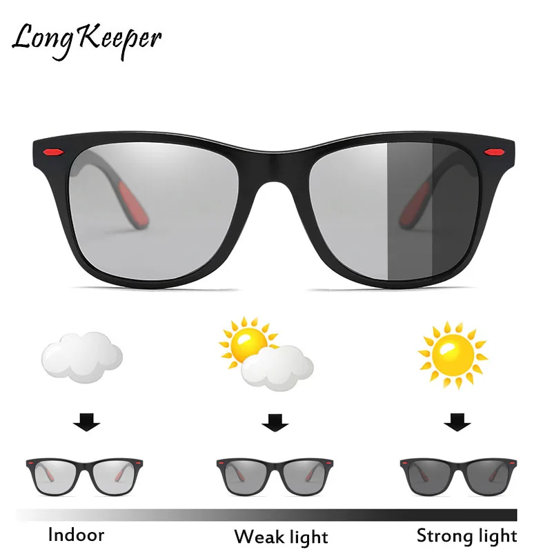 

Long Keeper Sunglasses Day Night Photochromic Polarized Men Sunglasses Women Safety Driving Fishing UV400 TR90 Shade Gafas New