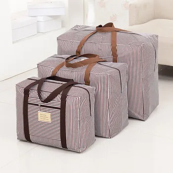 

Large Capacity Oxford Cloth Portable Storage Bags Clothes Sweater Organizer Ziplock Bag Closet Organizer Clothing Storage Bag