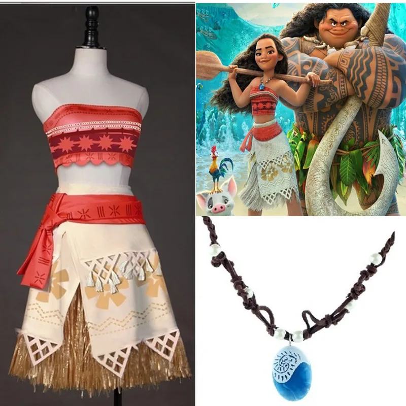 Movies Kids Moana сексуальный маскарадный костюм короткие юбки для девочек и взрослых с