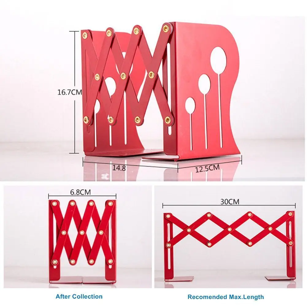 الإبداعية قابل للتعديل الدفتين أسود معدني للمكاتب غير زلة مجلة ملف مكتبة كتاب الوقوف رف المنزل دراسة الديكور الدفتين