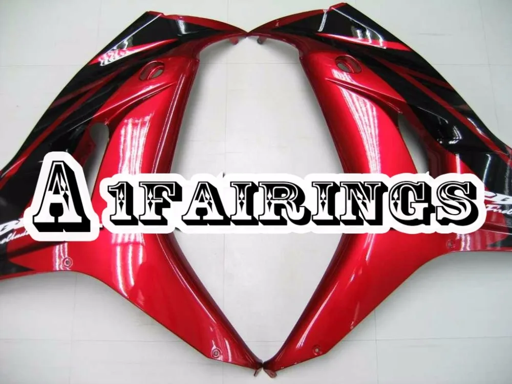 Блестящие черные красные полные Обтекатели для Honda CBR1000RR 06 07 2006 2007 рамы кузова