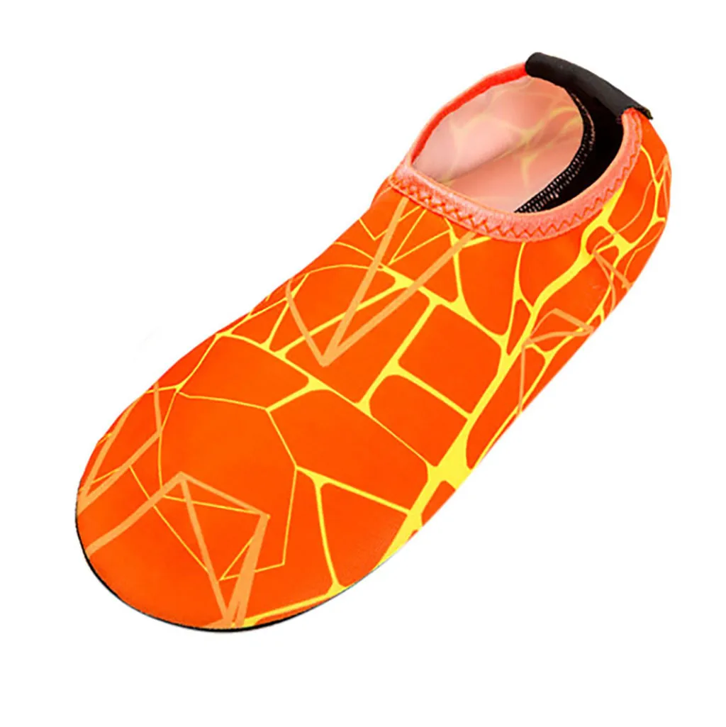SAGACE Mans/акваобувь; обувь для плавания; спортивная обувь для воды; обувь для серфинга; нескользящая обувь для дайвинга; быстросохнущая обувь; дышащая обувь - Цвет: Оранжевый
