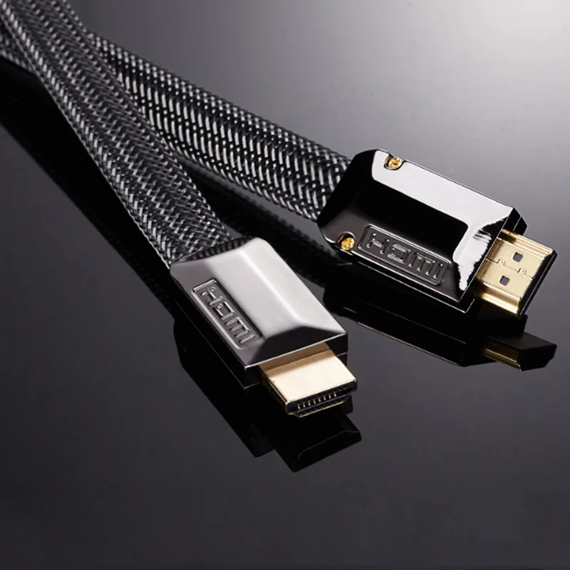 

High-speed FLAT HDMI Cable 2.0 Nylon Braid Supports 3D 4K Resolution Ethernet Audio Return 1M 2M 3M for Projector PS4 HDTV BOX